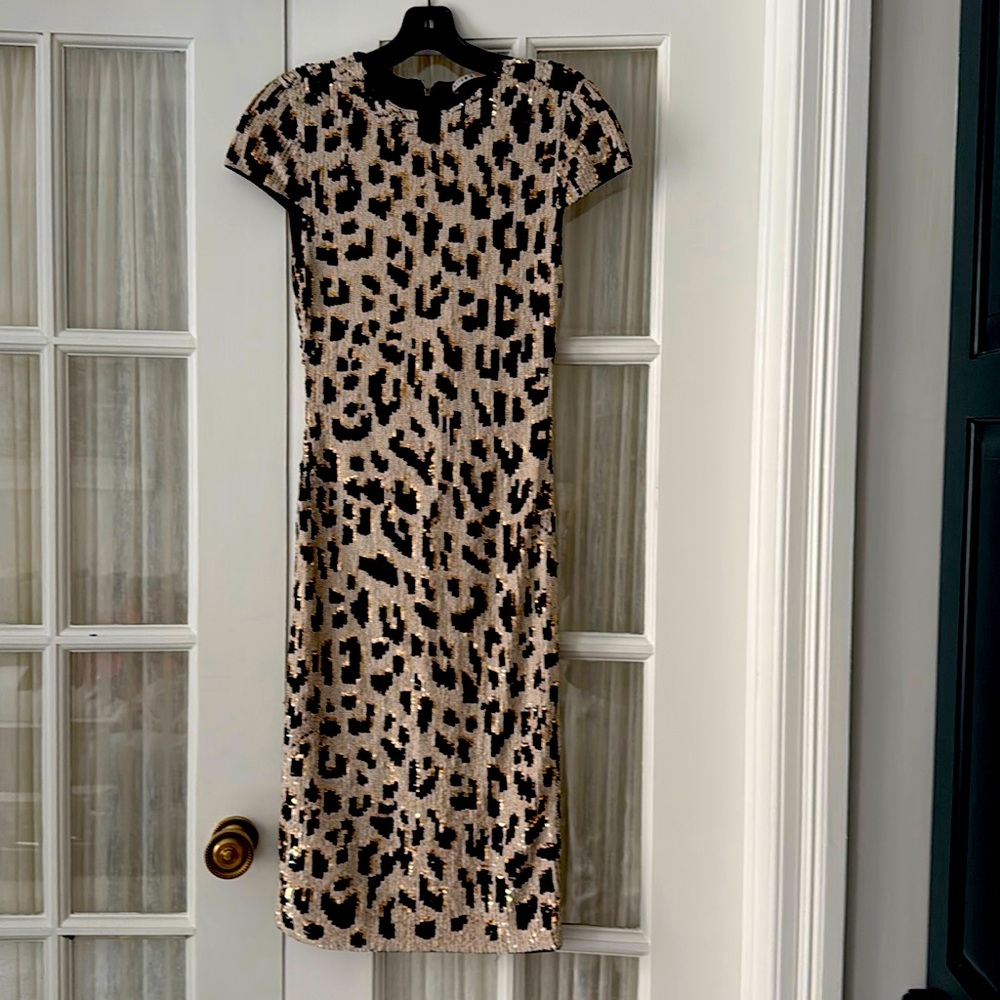 Brand new midi sequence dress by Alice and Olivia